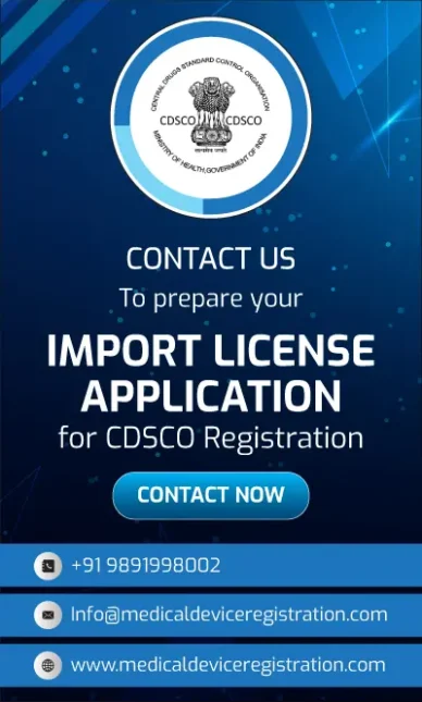 CDSCO Import License Application