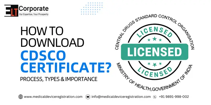 Download CDSCO Certificate