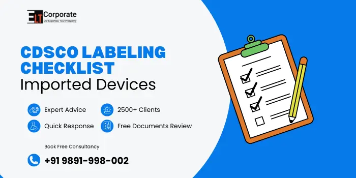 CDSCO Labeling Checklist Imported Devices