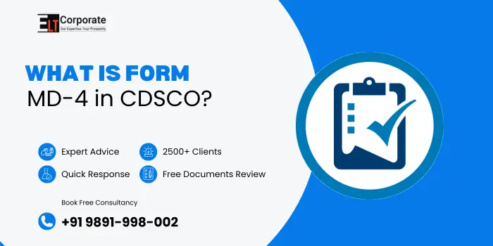 Form MD-4 in CDSCO