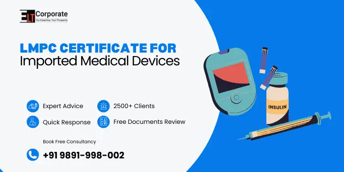 LMPC Certificate for Imported Medical Devices