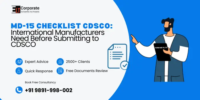 Complete MD-15 Checklist CDSCO