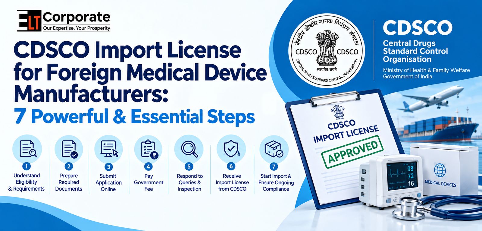 CDSCO Import License for Foreign Medical Device Manufacturers