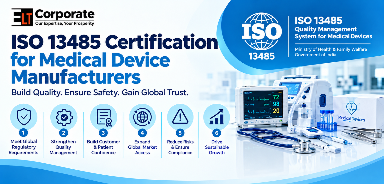 Medical Device Manufacturers following ISO 13485 quality management standards